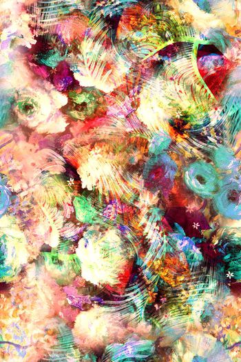 258959-多色油画花系