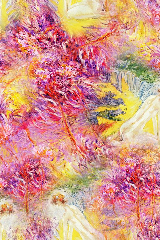 抽象印花华亿平台图片