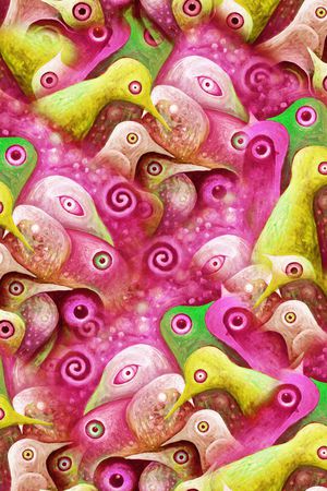 抽象印花华亿平台图片