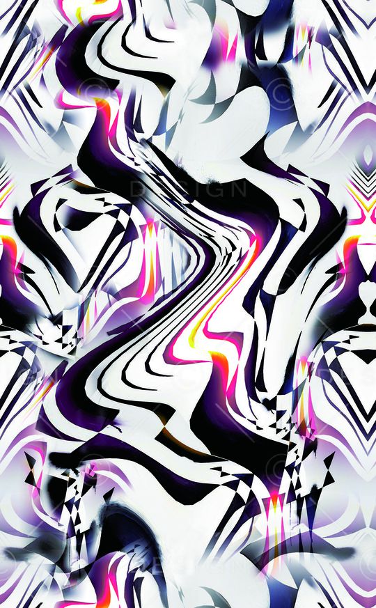 抽象印花华亿平台图片