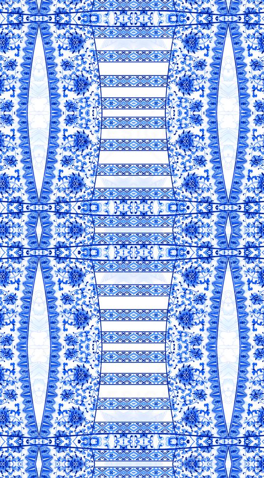 青花印花华亿平台图片