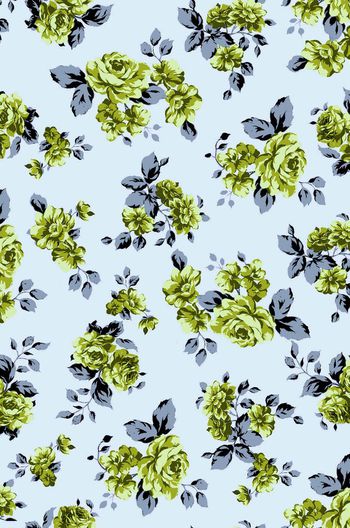 259107-满版小碎花 田园风