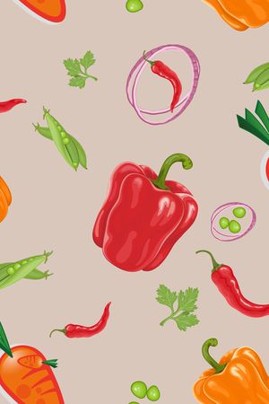 蔬菜印花华亿平台图片