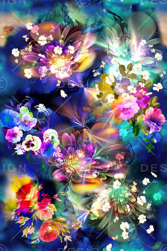 抽象印花华亿平台图片