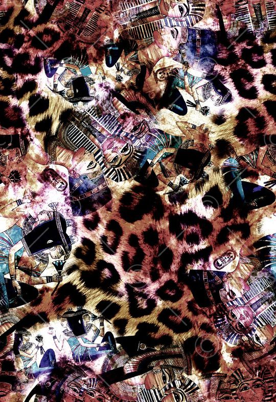 豹纹印花华亿平台图片