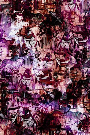 抽象印花华亿平台图片