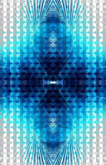 259677-立体格子渐变文艺范数码印花