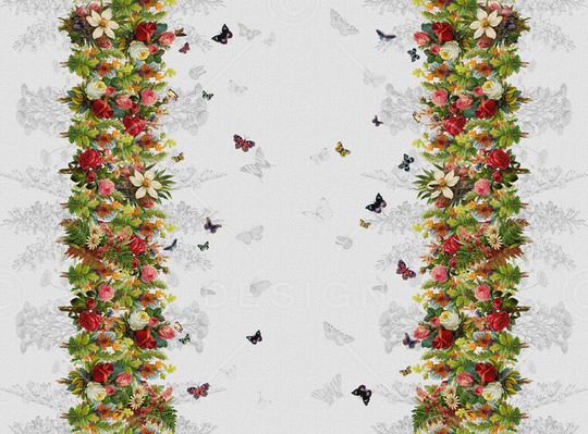 ♥红桃A〖花鸟天堂〗印花华亿平台图片