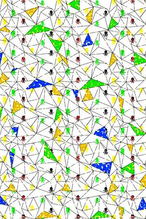 骷髅印花华亿平台图片