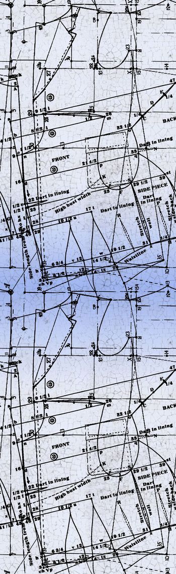 259748-制版线文艺风格印花
