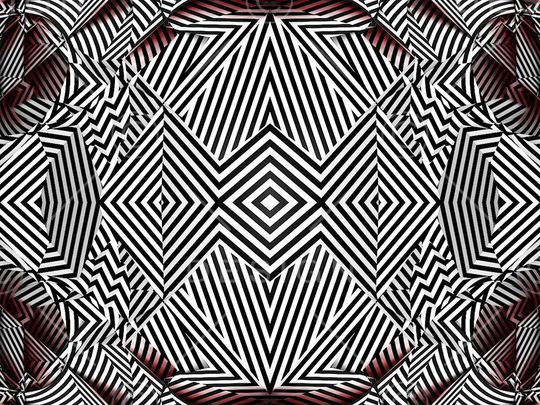 ♥红桃A〖玩趣几何〗印花华亿平台图片