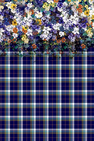 小碎花印花华亿平台图片