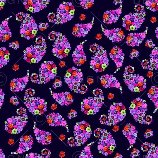 ♥红桃A〖花鸟天堂〗印花华亿平台图片