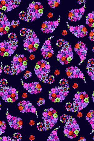 ♥红桃A〖花鸟天堂〗印花华亿平台图片