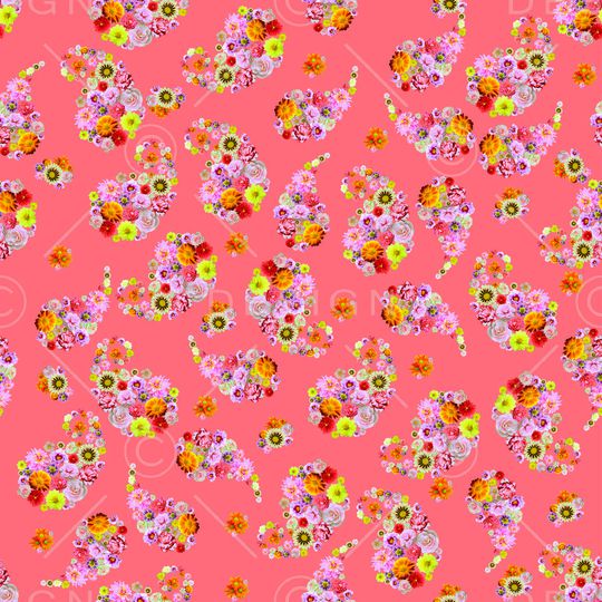 ♥红桃A〖花鸟天堂〗印花华亿平台图片