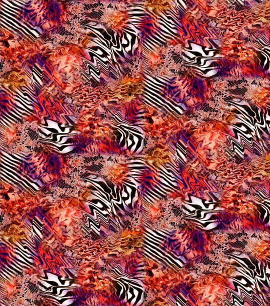 斑马纹印花华亿平台图片