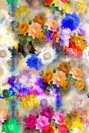 抽象印花华亿平台图片