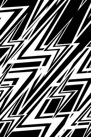 黑白印花华亿平台图片