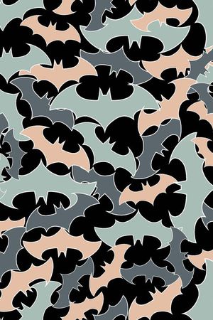 剪影印花华亿平台图片