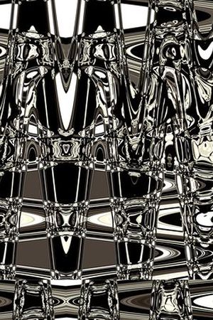 黑白印花华亿平台图片