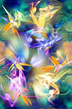 抽象印花华亿平台图片