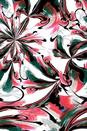 水墨印花华亿平台图片