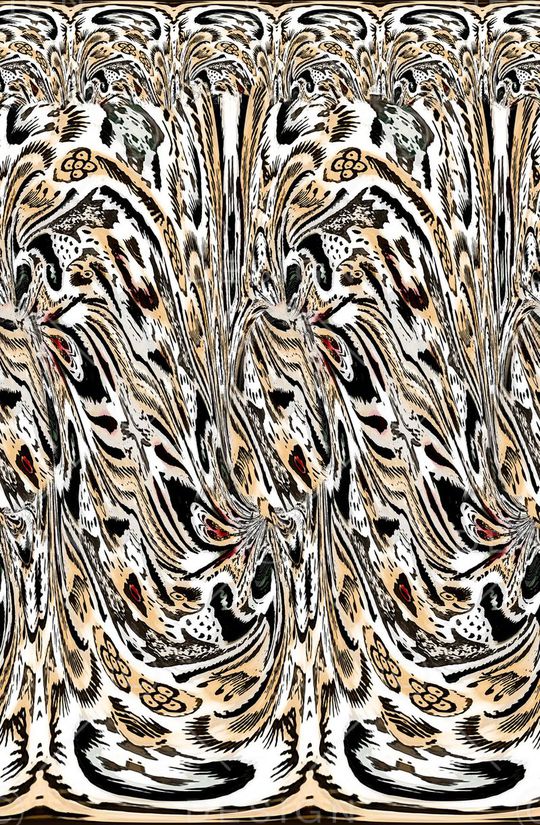 豹纹印花华亿平台图片