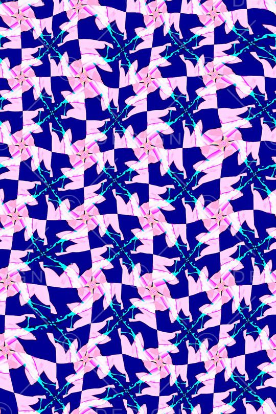 几何 方块印花华亿平台图片