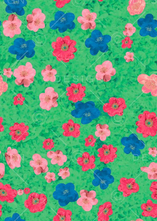 数码循环花印花华亿平台图片