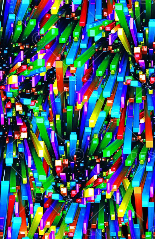 几何印花华亿平台图片