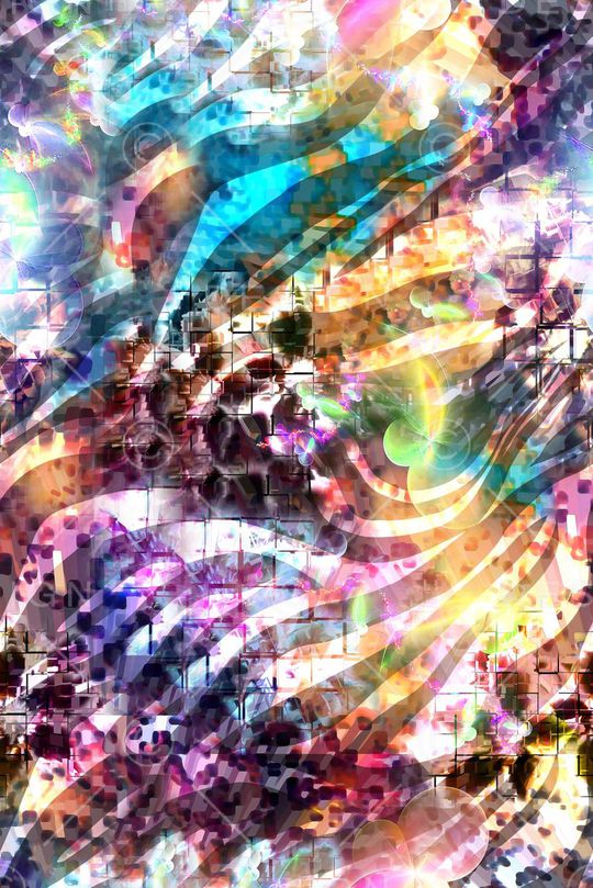 抽象印花华亿平台图片