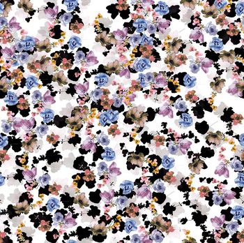 260536-圆点条纹花卉