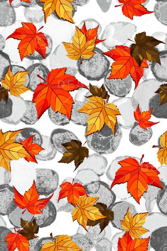 枫叶印花华亿平台图片