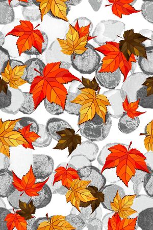 枫叶印花华亿平台图片