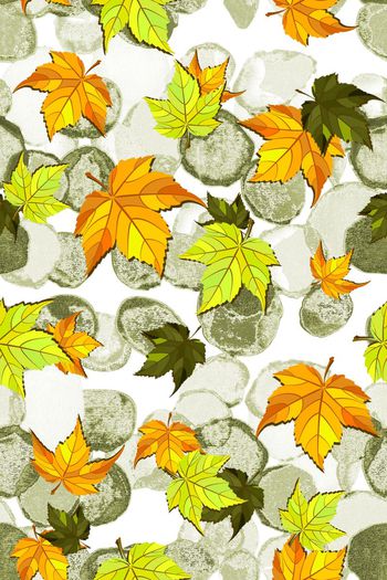 260549-201311y18乱石枫叶