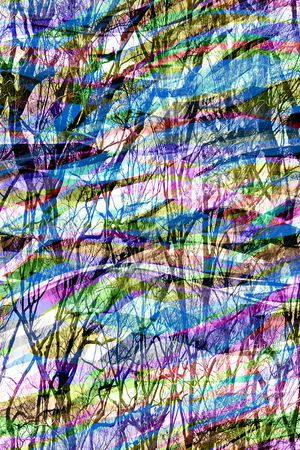 抽象印花华亿平台图片