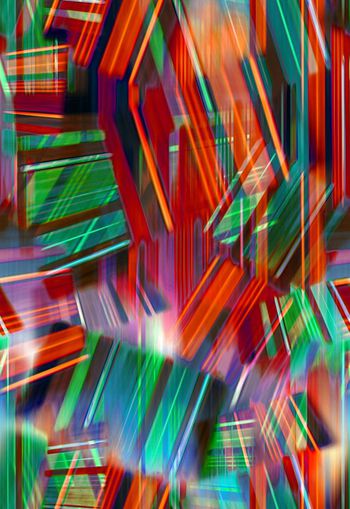 260638-抽象线条几何格纹