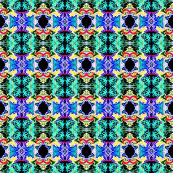 260711-复古抽象层次印花