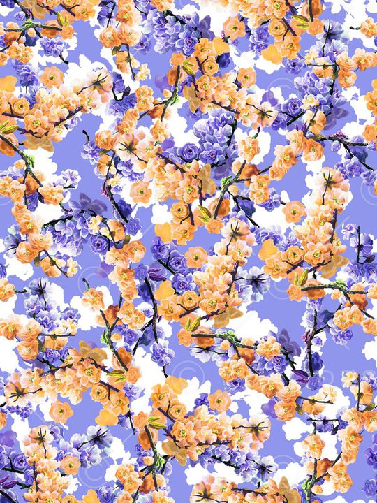 花卉 花朵 写实 照片印花华亿平台图片