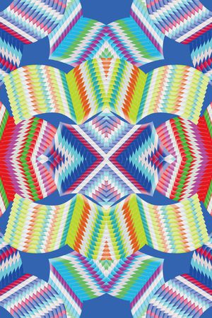 几何印花华亿平台图片