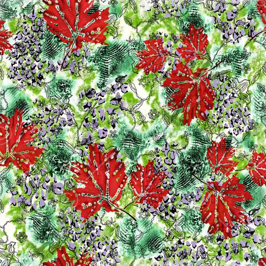 枫叶印花华亿平台图片