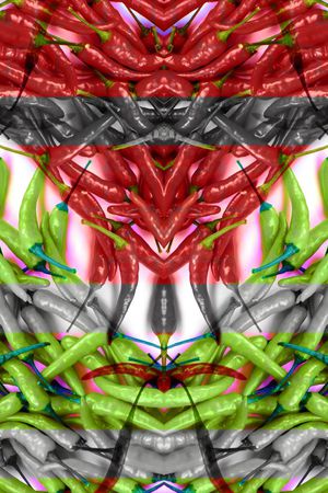 辣椒印花华亿平台图片