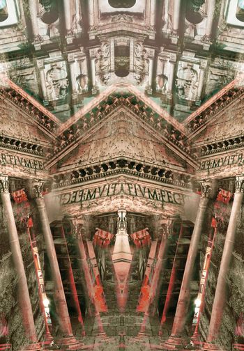 260940-前幅定位遗址怀旧宫廷风组合印花