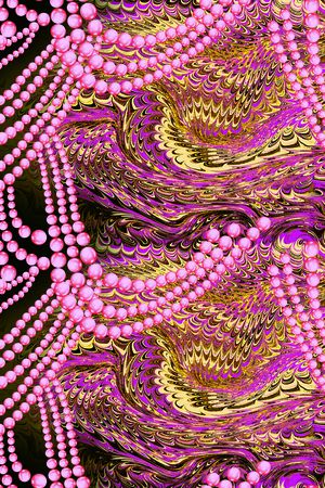 珠宝 项链 华丽 印度风情 中东风情印花华亿平台图片