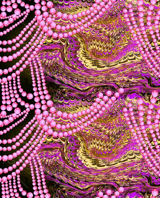 珠宝 项链 华丽 印度风情 中东风情印花华亿平台图片