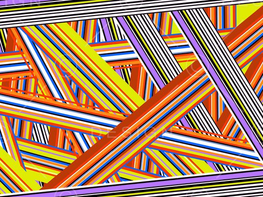 线条印花华亿平台图片