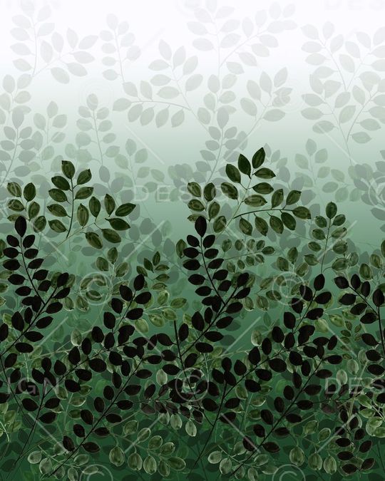 树叶印花华亿平台图片