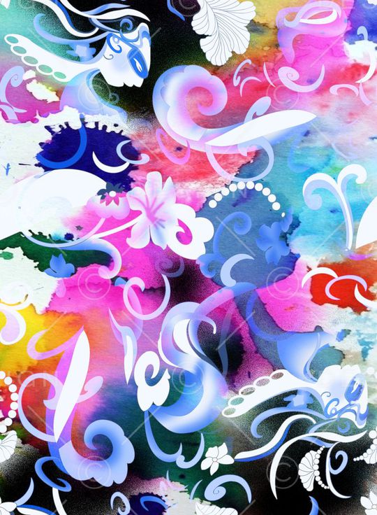 V-中国风/Chinese印花华亿平台图片