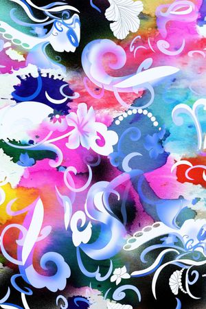 V-中国风/Chinese印花华亿平台图片