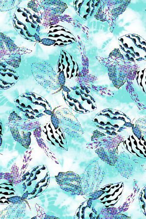 抽象印花华亿平台图片